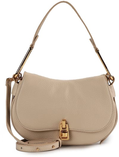 Coccinelle Magie Handtas Leder 22 cm - Dames - sandshell
