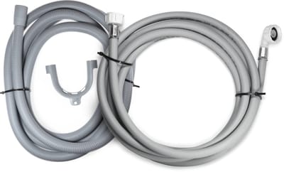 Dparts 5m aanvoerslang + 5m afvoerslang 19x22mm - Geschikt voor wasmachine en vaatwasser - Waterslang - aanvoer en afvoer slang - toevoerslang 500cm - 5 meter