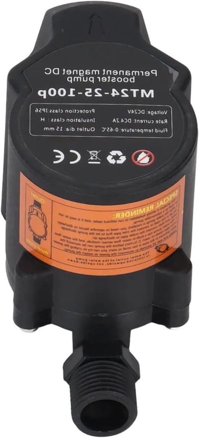 Automatische Waterpomp - Drukdouche Pomp - Waterdruk Verhogen - Automatische Regeling - 25 L/Min - Grijs