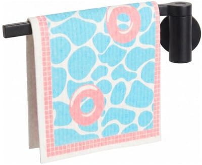 CLVP® Vaatdoekhouder Gootsteen - Gootsteen Organizer - Vaatdoekhouder - Zwart