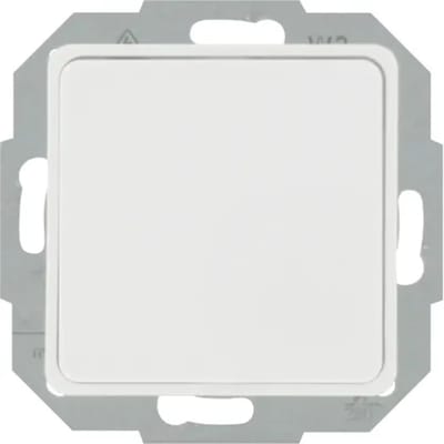 Sencys Blindplaat Ottawa 1-voudig Kunststof Wit Glans - 7x10x3cm