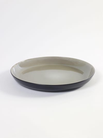 SCHAAL LARGE D29 H3,5 VIOLETGRIJS/ZWART