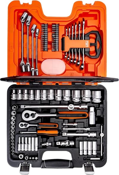 Dopsleutelset 1/4 en 1/2 Inch - Complete Set Koppelingen en Ratels