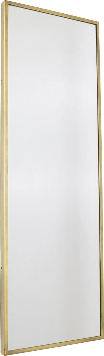 LOFT42 Industry Rectangle Spiegel - Metaal - antiek Messing - 120x40x4