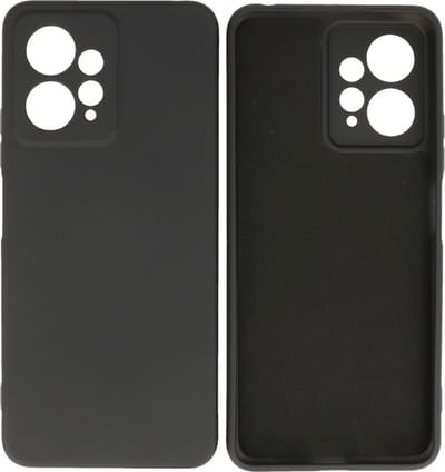 Xiaomi Redmi Note 12 4G Hoesje - 2.0mm Dikke Fashion Telefoonhoesje Backcover - Siliconen Hoesje - Zwart