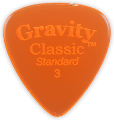Gravity Guitar Picks GCLS3P Classic Standard 3,0 mm - Plectrum