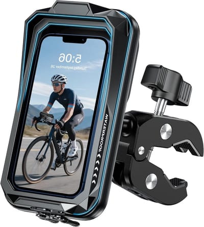 Waterdichte Smartphonehouder voor Motor en Fiets met 360° Rotatie en Antivibratie voor 4.7-7.0 Inch Toestellen