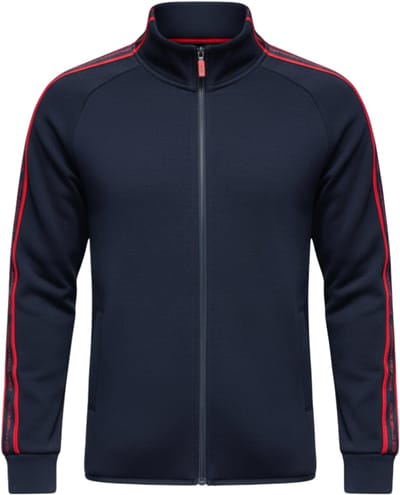OMBRE Sweater - Regular Fit - Katoen - Lange Mouw Marine M