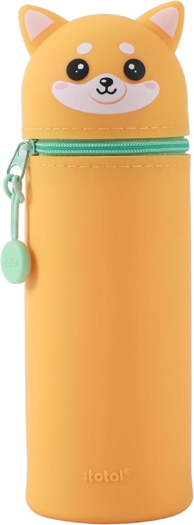 Siliconen Etui - Pennendoos Pouch - School Kantoor - Uittrekbaar Ontwerp - 21 x 6 x 6 cm