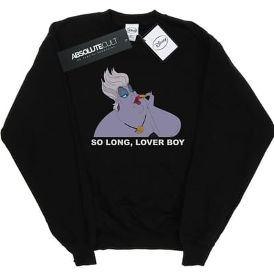 Disney Heren The Little Mermaid Ursula So Long Sweatshirt (Zwart)