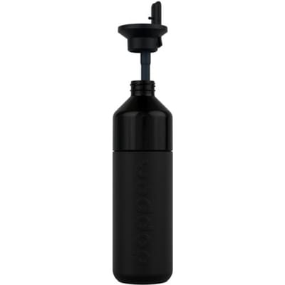 Dopper Insulated Thermosfles - Blazing Black x Flip Straw - 580 ml