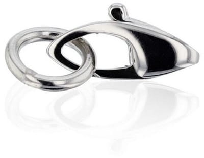 Luna-Pearls - 605.2355 - Sieradensluiting - Dames - 750 Witgoud - 4mm