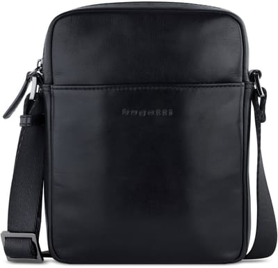 bugatti schoudertas Romano Shoulderbag Black zwart