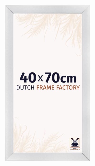 Fotolijst 40x70 cm - MDF - Zilver Mat - Praag