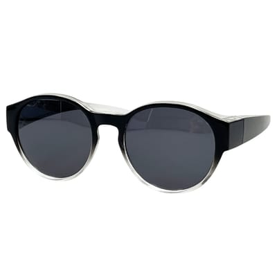 Overzet zonnebril - Overzetzonnebrillen - Polarized - UV 400 - Zwart montuur - Klein montuur - Inclusief beschermhoesje
