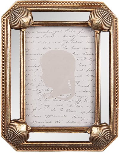 Clayre & Eef Fotolijst 6x9 cm Goudkleurig Kunststof