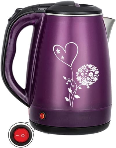 Elektrisch Waterkokers - Waterkoker Snelkoker - Snel Water Koken - Dubbele Wand Bescherming - 2 Liter - Zwart