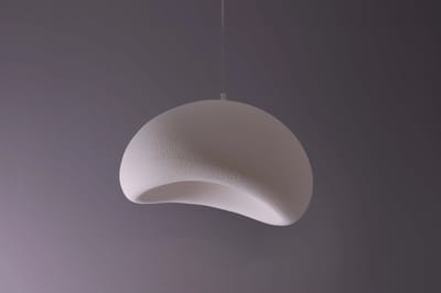 Hanglamp AERE Sandy White diameter 50 cm - Organisch Design
