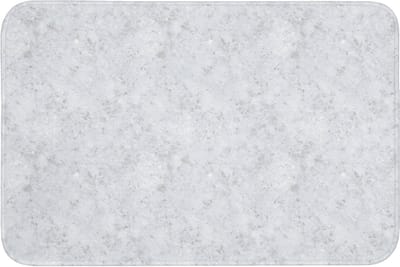 Badmat 90x60 cm - Antislip - Grijs - Terrazzo-effect - Beton - Badmatten voor badkamer - Badkamermat - Douchemat - Badkamer mat