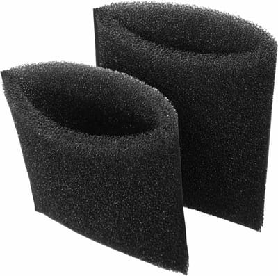 2x Dparts zwarte schuimfilter geschikt voor Karcher WD2 en WD3 stofzuiger series - grofvuilfilter voor natte toepassingen - motorfilter nat - filter nr. 5.731-595.0