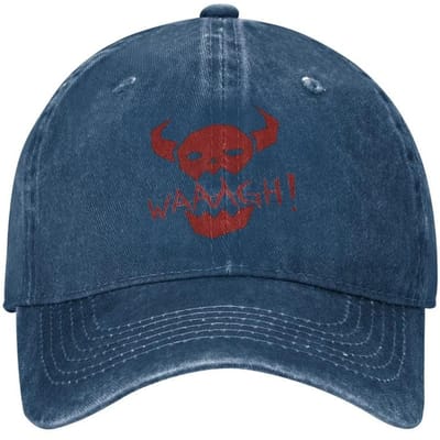 Waaagh! W-Warhammer 40K Draag Baseballpetten Mannen Vrouwen Casual Petten Hoed Verstelbare Zonneklep Buiten Zonbescherming Adjustable gray