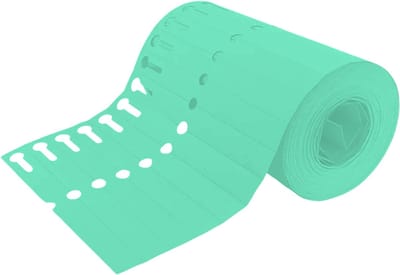 CombiCraft beschrijfbare sleufetiketten groen 120x13mm - per 1000 stuks