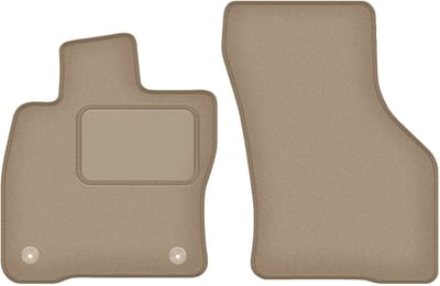 Wielganizator WLG-CARLUX Serie - Automatten Voor - Beige - Geschikt voor Cupra LEON KL 5D - Hybride Sportstourer 2020-2024