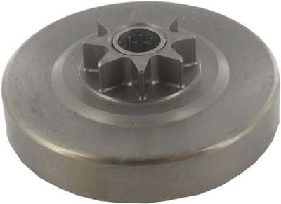 Kettingtandwiel Kettingzaag - Standaard Tandwiel - Onderhoud Kettingzaag - 8 Tanden 1/4 - 9.5 x 9.5 cm - Zwart