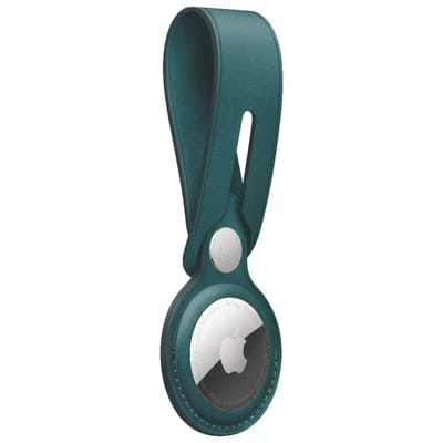 Leather Loop voor de Apple AirTag - Forest Green