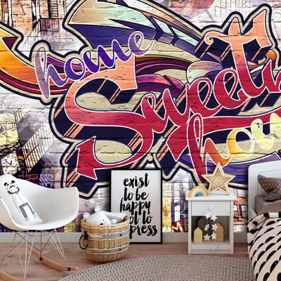 Fotobehang – Behangpapier - Fotobehang - Cool Graffiti 100x70 - Artgeist