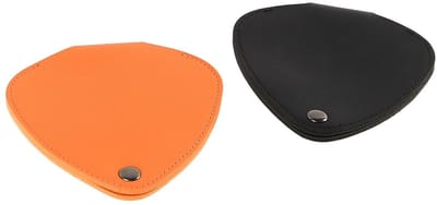 Dailygoods- Gitaarplectrumhouder Draagbaar - PU Leren Organizer - Waterdicht - 32 Plectrums - 2 Stuks - 13,8 x 13,4 cm - Plectrumcase
