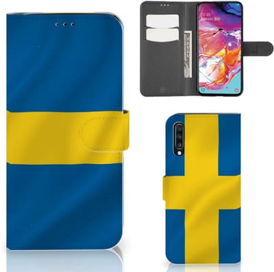 Samsung Galaxy A70 Bookstyle Case Zweden