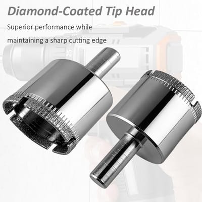 Diamantboor 14mm - voor glas, keramiek en marmer - 25 mm snijdiepte - efficiënt boren - SnelShoppen