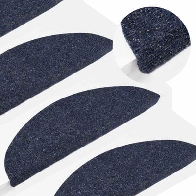vidaXL - Trapmatten - zelfklevend - 15 - st - 56x17x3 - cm - blauw