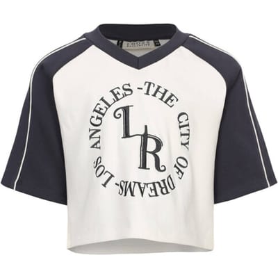 LOOXS 10sixteen Meisjes T-Shirtseizoen - Maat 134/140 in de kleur Gebroken Wit van 95% Cotton 5% elastan - 2601-5455-012