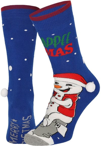 Angro Foute kerstsokken - 2-pak - Happee Xmas - maat 41-46 - heren - katoen/polyester