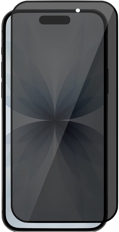 Privacy Screenprotector geschikt voor iPhone 17 - Volledig Dekkend Glas Screen Protector