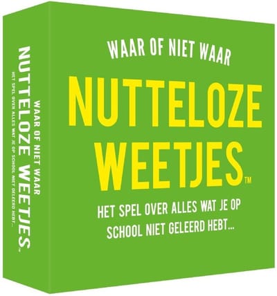 Hygge Games Nutteloze weetjes quiz - Gekke en grappige beweringen - Partyspel