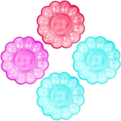 4-delige Eierschaal Set - Plastic Eierschaal, Eieren Bewaren, Eieren Transporteren, Ideaal voor Feestjes en Picknicks