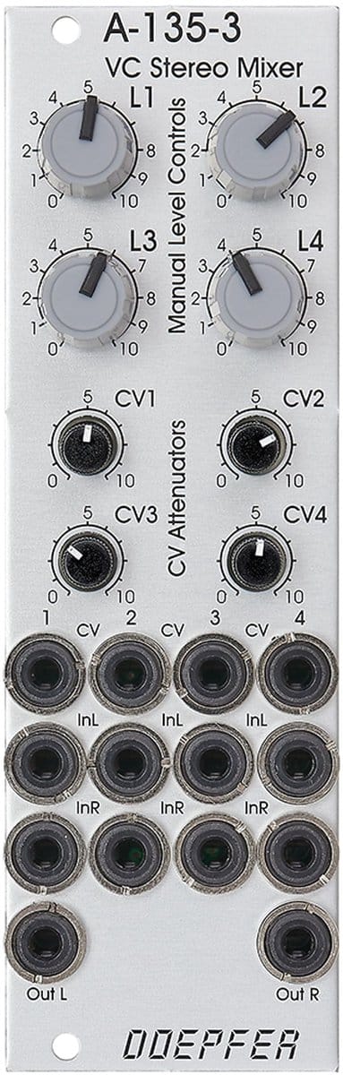 Doepfer A-135-3 VC Stereo Mixer - Mixer modular synthesizer