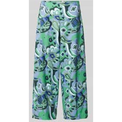 Broek met all-over motief, model 'SALlY'