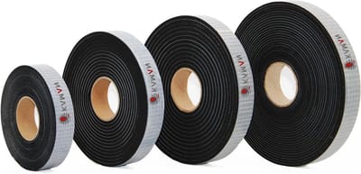 EPDM Celrubber - Afdichtingsband Schuimrubber - Dichten en Isoleren - Gesloten Cellenstructuur - 50x2 mm - Zwart