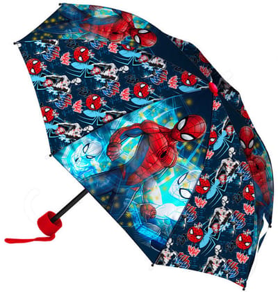 SpiderMan Paraplu, True Hero - Ø 90 x 24/55 cm - Polyester