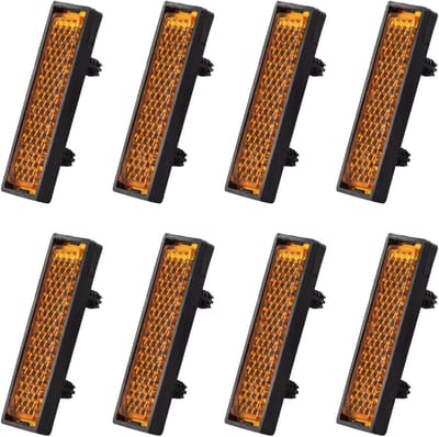 Thijox - Reflectoren voor Fietspedalen - Reflecterend Blad Fiets - Pedaalreflector Nachtveiligheidswaarschuwingspedaal - Geschikt voor Standaard Fiets