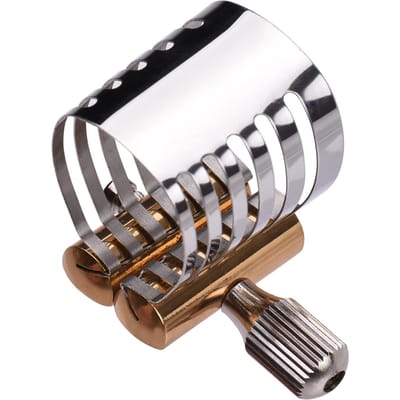 Enkele Schroef Verstelling Saxofoon Ligatuur Compact Duurzaam Saxofoon Ligatuur voor Tenorsaxofoon for alto saxophone zilver