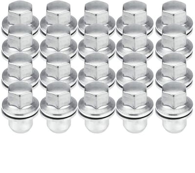Dailygoods- Wielmoer 20 Stuks - Roestvrij Staal - Hoge Sterkte - Compatibel met Land Rover Discovery 3/4/5 - Hoge Betrouwbaarheid - Maximaal Duurzaam - Wielmoeren