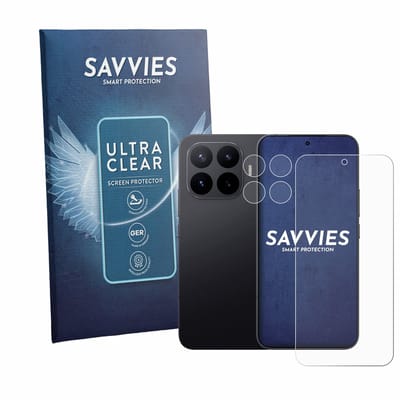 Savvies - Screenprotector voor Xiaomi 17T Pro (Voor+Camera) - Folie Beschermfolie transparant 18 Stuks