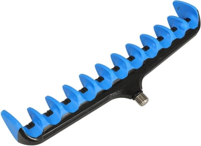 Vishengelsteun Hoofd - Hengelsport Accessoire - Vissen Aan Oever - Puntig Vorkontwerp - 20 cm Lengte - Blauw