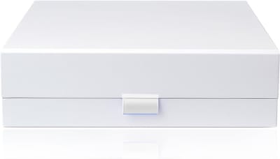 SnelShoppen - Luxe Witte Cadeau Box met Magnetische Sluiting, Vouwbare Geschenkdoos, 140x120x50mm, Geschikt voor Trouwen, Bruiloften, Feestjes en Meer