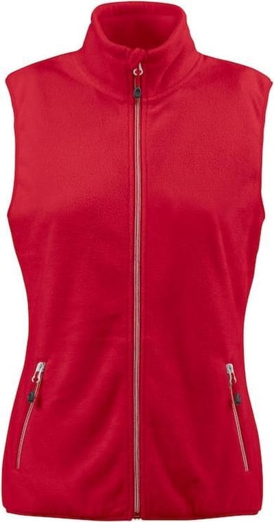Printer RED FLEECE VEST SIDEFLIP LADY 2261507 - Rood - XS